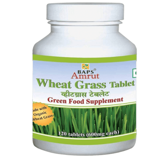 Baps Amrut Wheat Grass Tablets - 120 tabs image 1