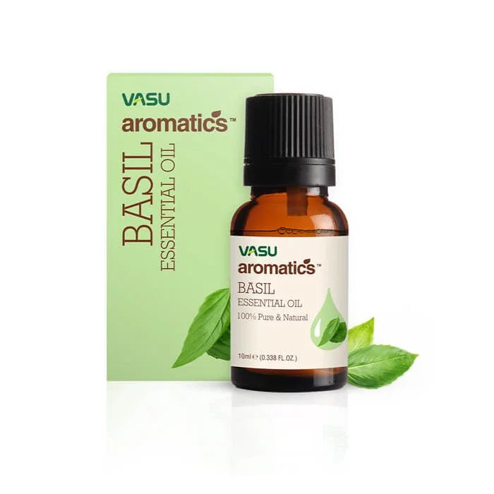 Vasu Aromatics Basil Essential Oil - 10 ml image 1