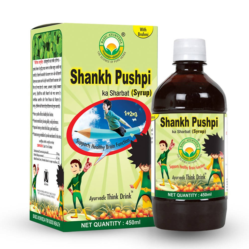 Basic Ayurveda Shankh Pushpi Ka Sharbat - 450 ml image 1