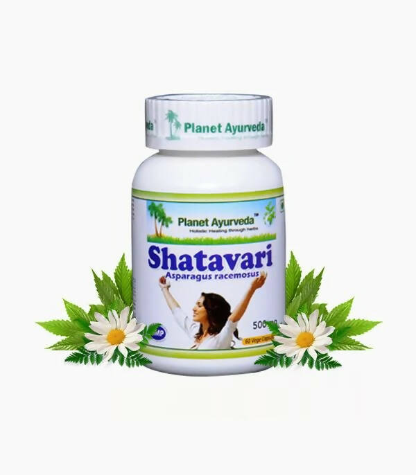 Planet Ayurveda Shatavari Capsules - 60 tabs image 2
