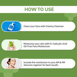 The Derma Co 1% Salicylic Acid Oil-Free Moisturizer For Active Acne - 50 gms image 2