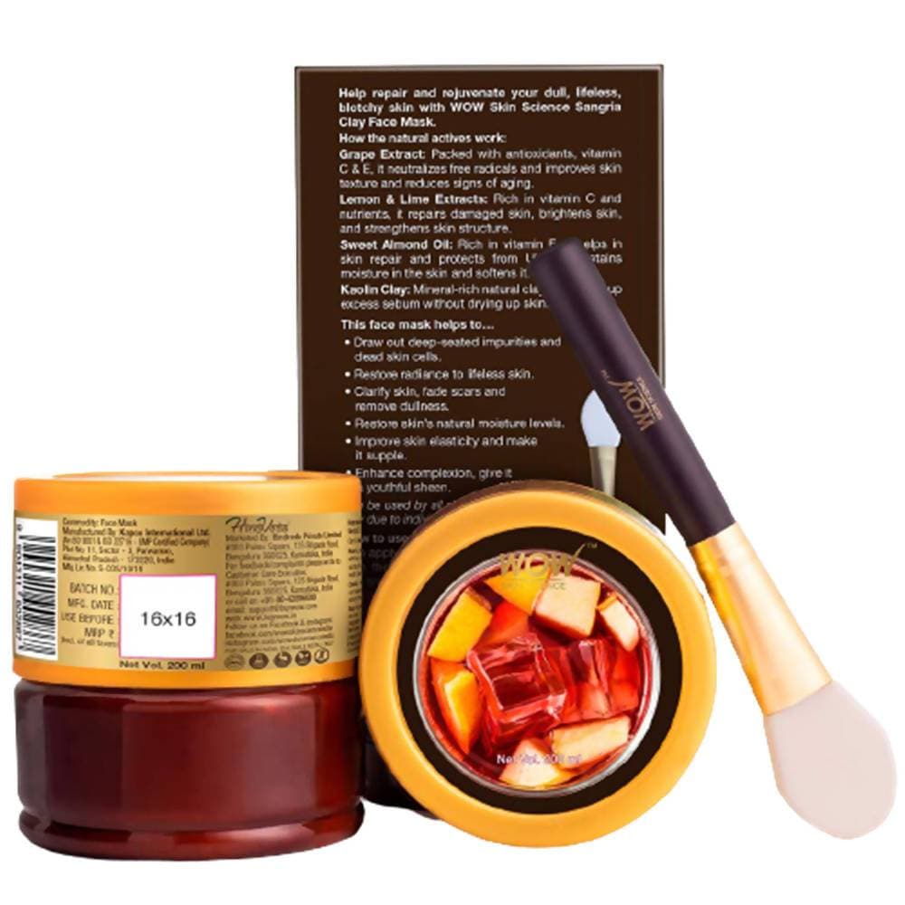 Wow Skin Science Sangria Clay Face Mask - 200 ml image 2