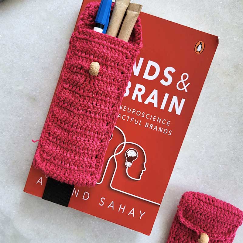 Severo Crochet Desk Organiser | Single | Multiple Colors image 18