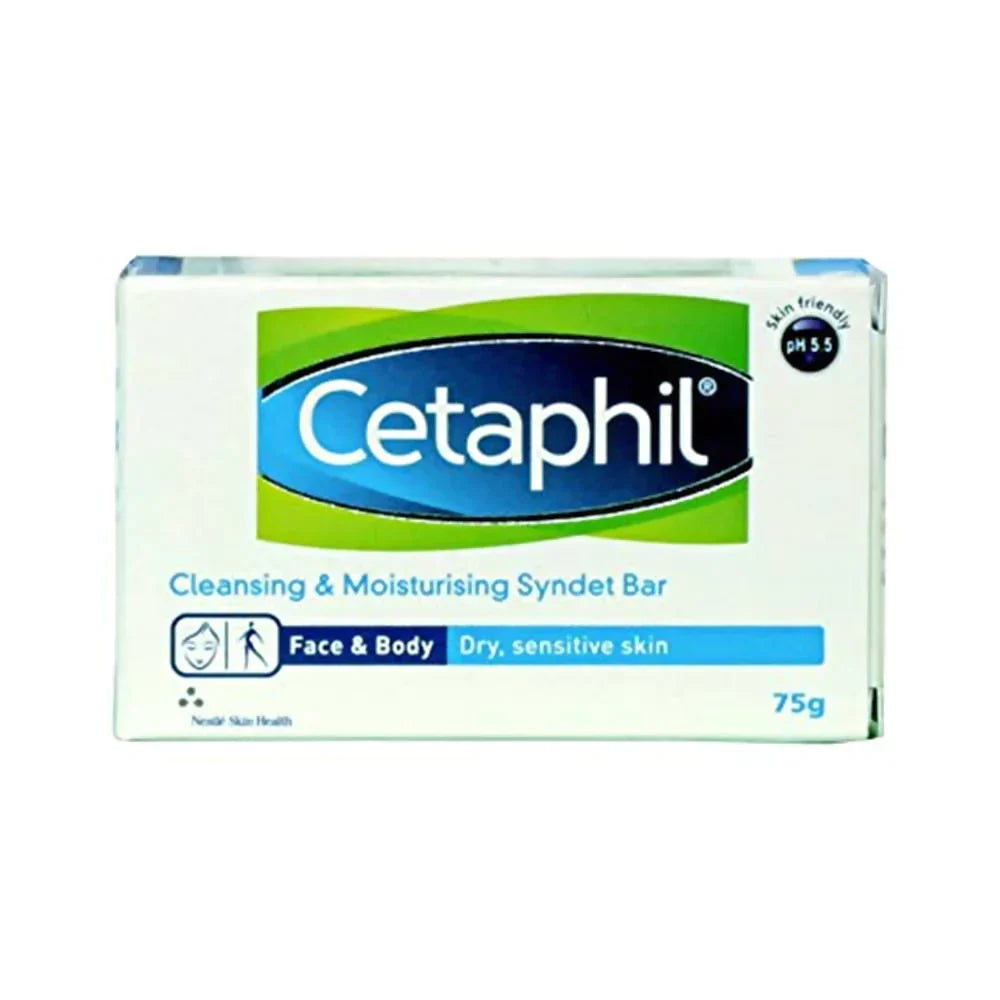 Cetaphil Cleansing & Moisturising Syndet Bar -75 gm image 2