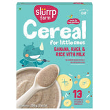 Slurrp Farm Banana & Ragi & Rice With Milk Cereal For Little Ones - 200 gm image 2