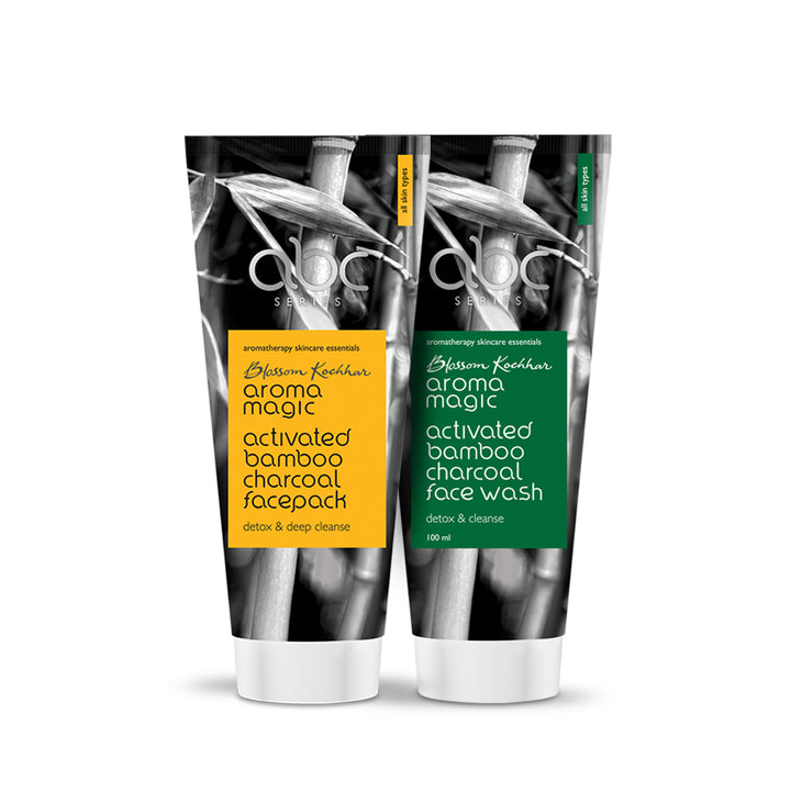 Blossom Kochhar Aroma Magic Charcoal Face Wash & Face Pack Combo - 200 ml image 1