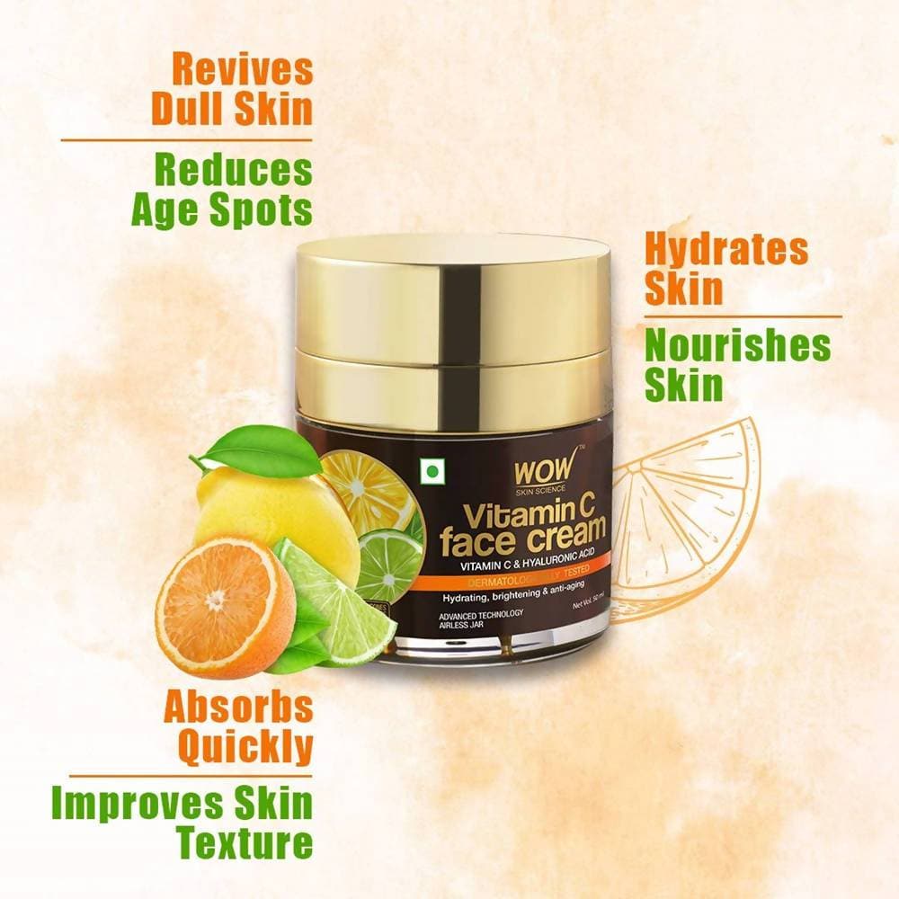 Wow Skin Science Vitamin C Face Cream - 50 ml image 4