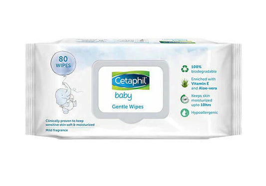 Cetaphil Baby Gentle Wipes -80 wipes image 1