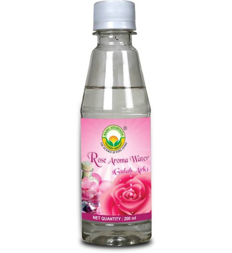 Basic Ayurveda Rose Aroma Water (Gulab Ark) - 200 ml image 2