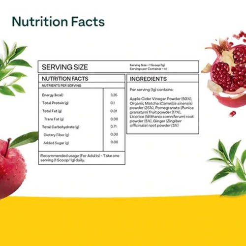 OZiva Plant Based ACV Matcha image 3