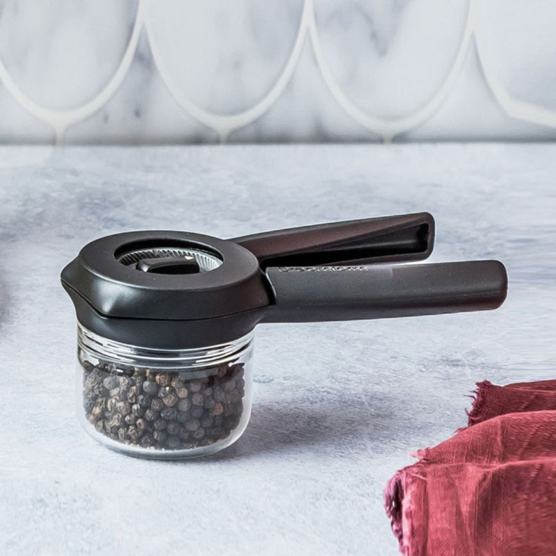 Charlotte One Handed Plastic Pepper Mill With Ceramic Grinder image 2