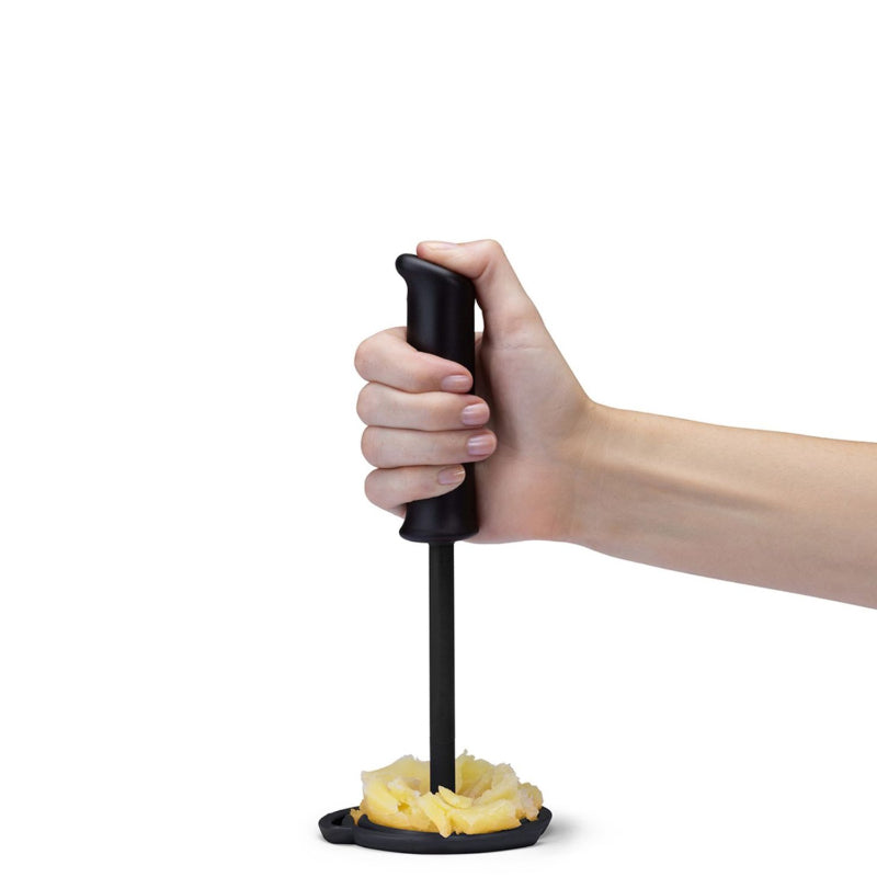 Oliver One Handed Vegetable & Potato Masher with Soft Grip and Bowl Scraper image 2