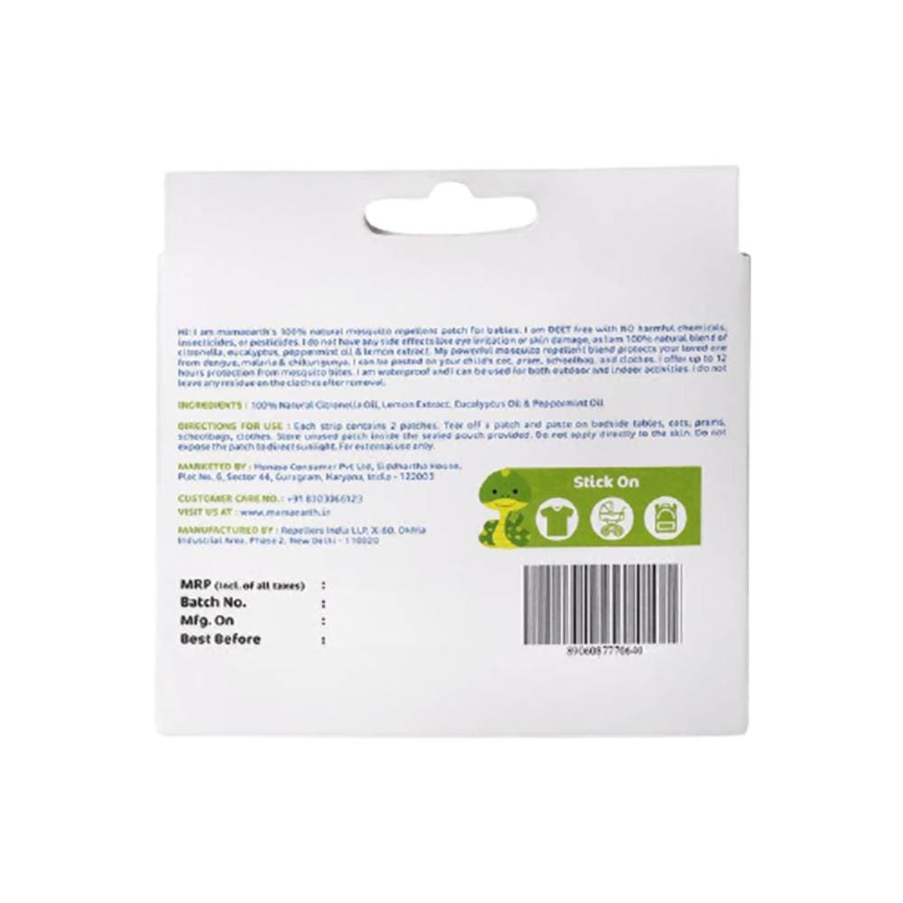 Mamaearth Natural Repellent Mosquito Patches for Babies - 24 pcs image 3