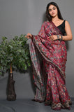Soft Lichi Silk saree For Women's image 1