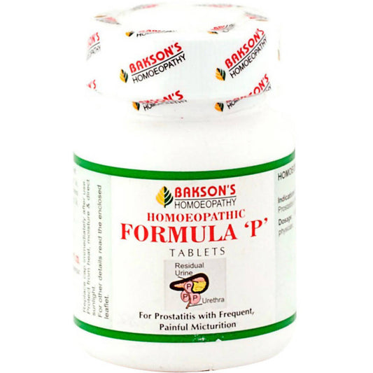 Bakson's Homeopathy Homoeopathic Formula P Tablet image 1
