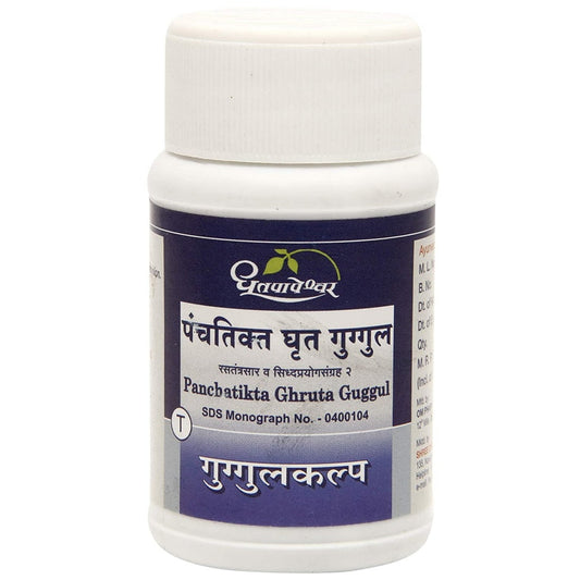 Dhootapapeshwar Panchatikta Ghruta Guggul - 60 tabs image 1