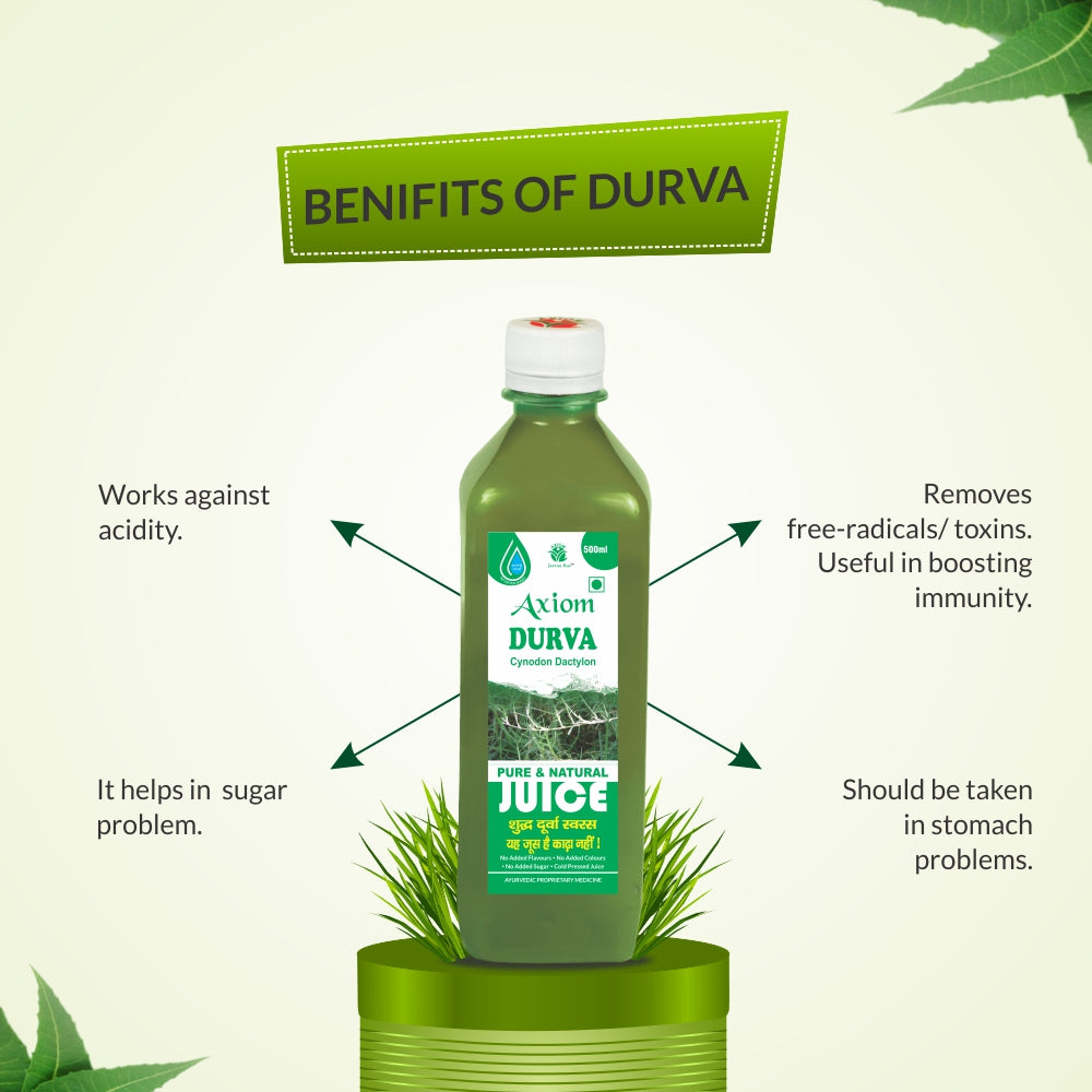 Axiom Acidity Combo of (Durva Juice+ Bhoomi Amla Juice + Apamarg Juice) image 2