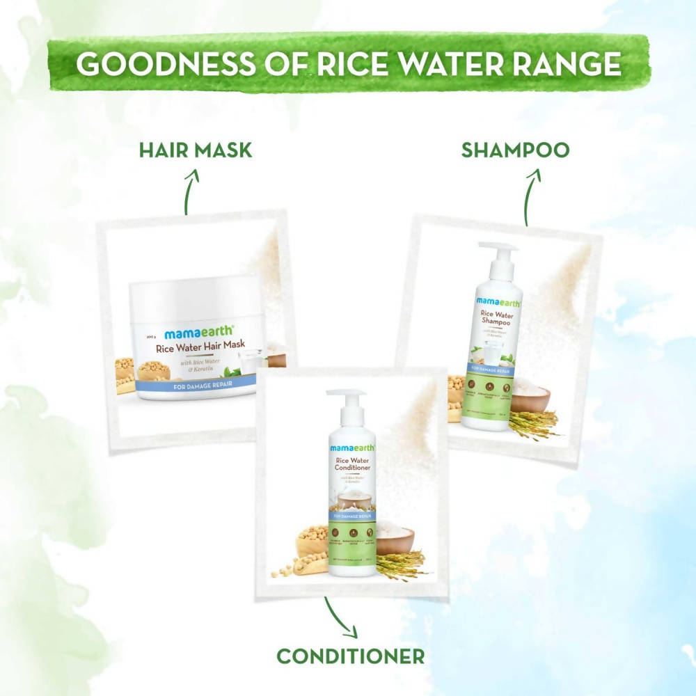 Mamaearth Rice Water Hair Mask with Rice Water & Keratin - 200 gm image 5