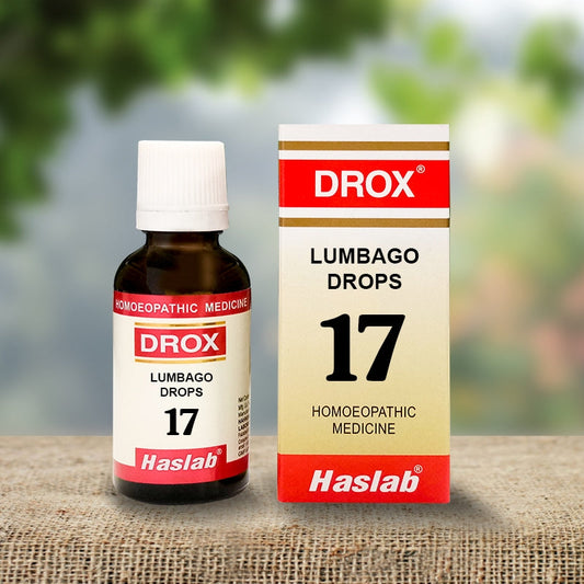 Haslab Homeopathy Drox 17 Lumbago Drops image 1
