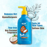Wow Skin Science Kids Coconut 3 in 1 Tip to Toe Wash image 3