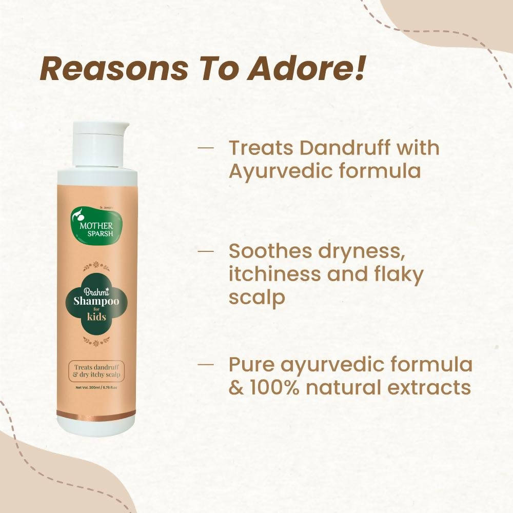 Mother Sparsh Brahmi Hair Shampoo For Kids - 200 gms image 2