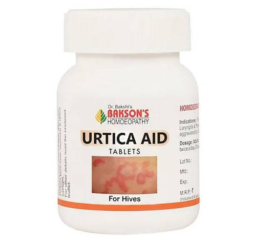 Bakson's Homeopathy Urtica Aid Tablets image 1