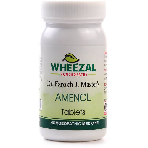 Wheezal Homeopathy Amenol Tablets image 1