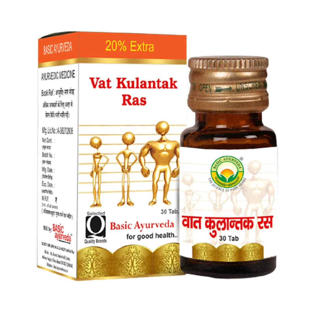 Basic Ayurveda Vata Kulantak Ras Tablets - 30 Tablets image 1