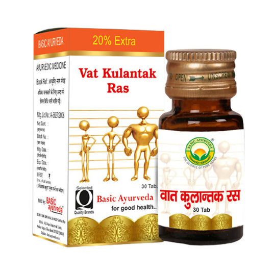 Basic Ayurveda Vata Kulantak Ras Tablets - 30 Tablets image 1