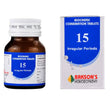 Bakson's Homeopathy Biochemic Combination 15 Tablets image 1