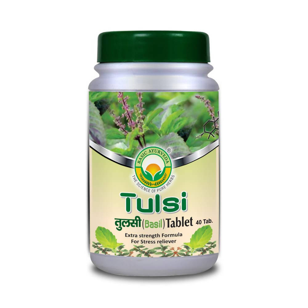 Basic Ayurveda Tulsi (Basil) Tablet - 40 Tablets image 5