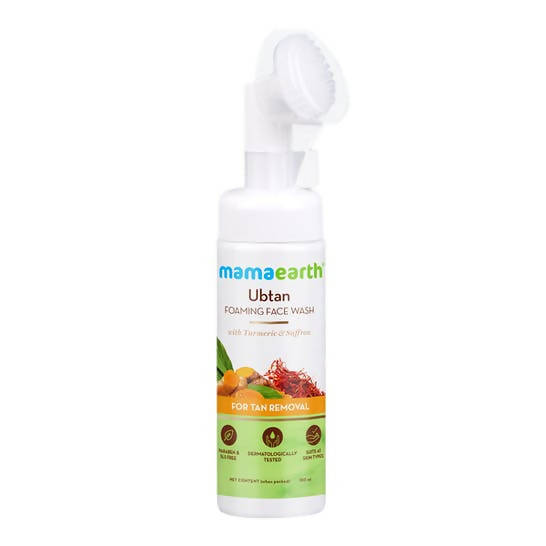 Mamaearth Ubtan Foaming Face Wash for Tan Removal - 150 ml image 1