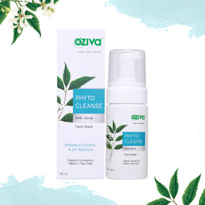 OZiva Phyto Cleanse Anti-Acne Facewash - 100 ml image 1