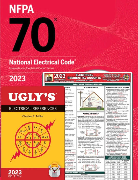 Book cover of 2023 NEC Code Book NFPA70 National Electrical Code +2023 Ugly's