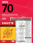 2023 NEC Code Book NFPA70 National Electrical Code +2023 Ugly's Electrical Reference National Electrical Code Quick-Card Based On the 2023 NEC Paperback bookcover – AVRBOOKS