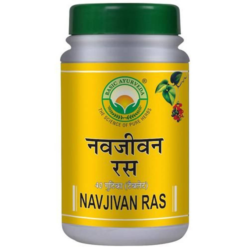 Basic Ayurveda Navjivan Ras Tablets - 40 Tablets image 1