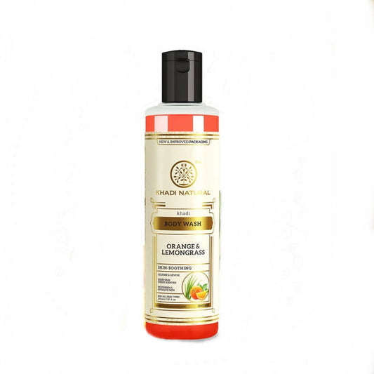 Khadi Natural Orange and Lemongrass Body Wash - 210 ml image 1