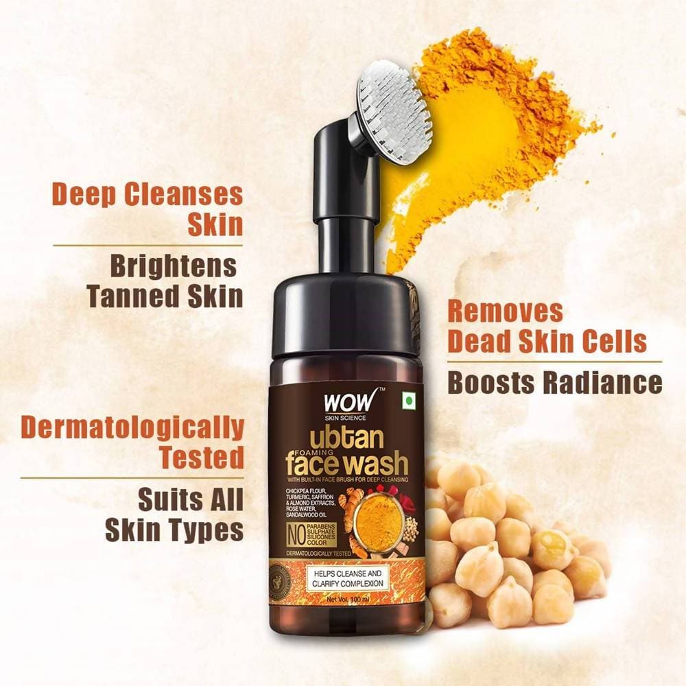 Wow Skin Science Ubtan Foaming Face Wash image 4