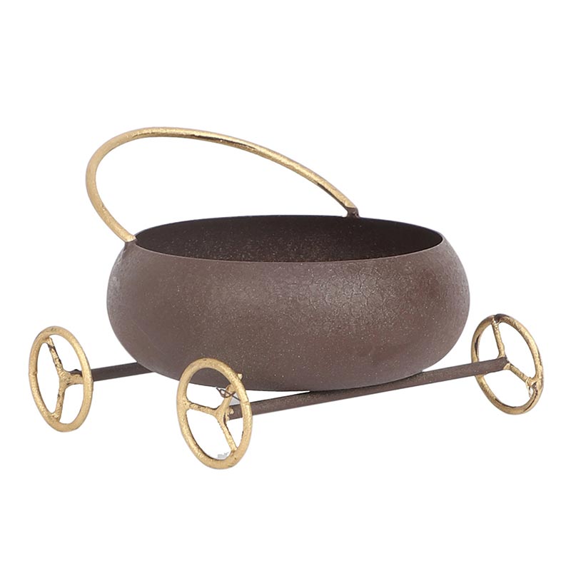 Round Bowl Snacks Platter With Wheels image 4
