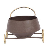 Wine Bowl Snacks Platter With Wheels image 2