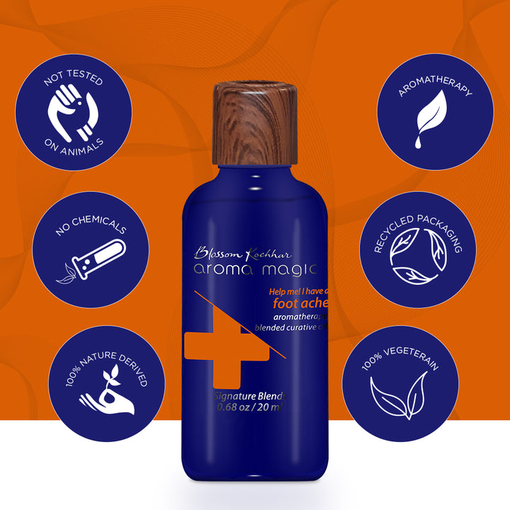 Blossom Kochhar Aroma Magic Foot Ache Curative Oil - Help Me Range - 20 ml image 2