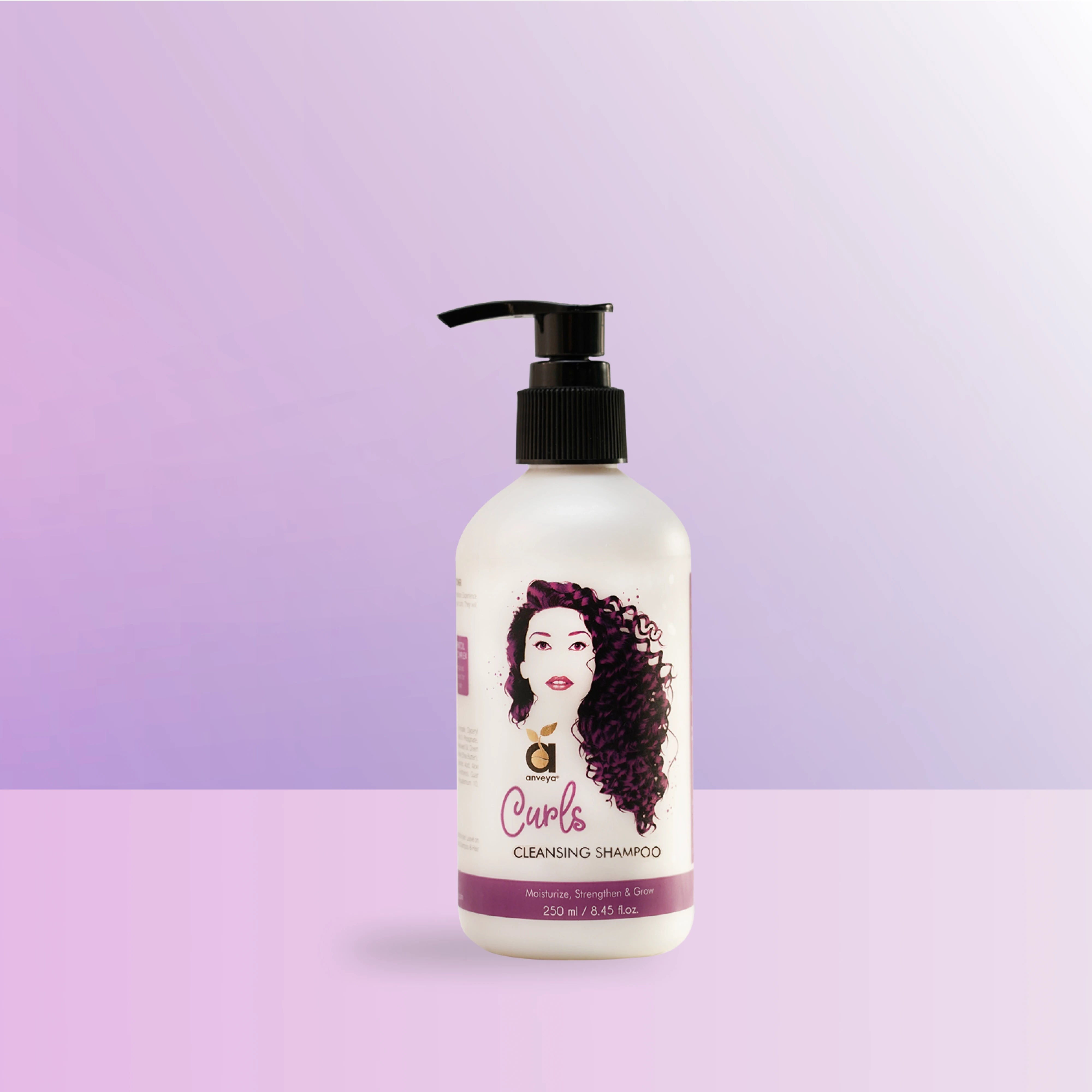 Anveya Curls Cleansing Shampoo - 250 ml image 1
