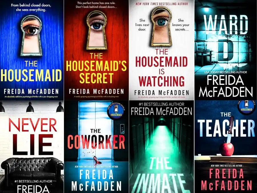 Freida McFadden Thriller Series 8 Books Paperback bookcover – AVRBOOKS