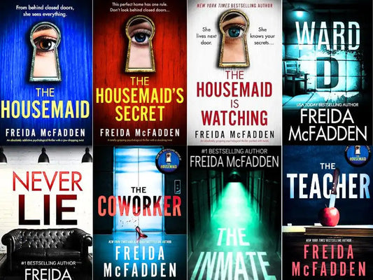 Freida McFadden Thriller Series 8 Books Paperback bookcover – AVRBOOKS