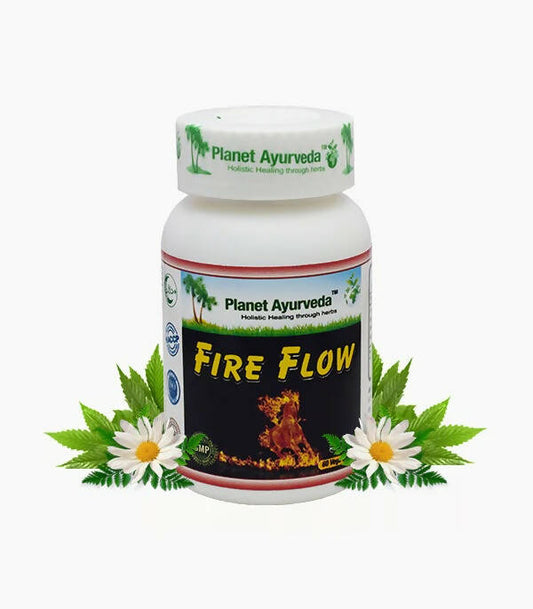 Planet Ayurveda Fire Flow Capsules - 60 tabs image 1