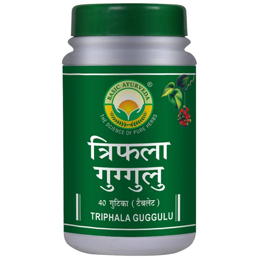 Basic Ayurveda Triphala Guggulu - 40 Tablets image 1