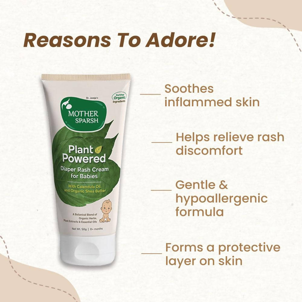 Mother Sparsh Plant Powered Diaper Rash Cream For Babies image 3