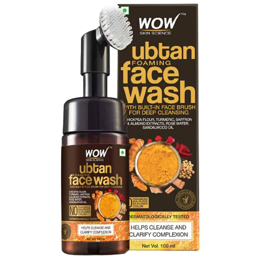 Wow Skin Science Ubtan Foaming Face Wash image 1
