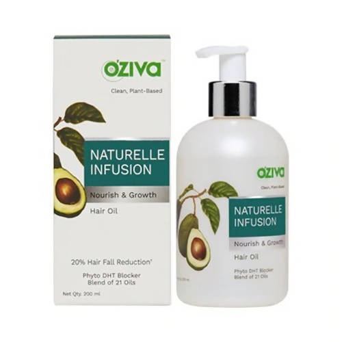 OZiva Naturelle Infusion Nourish & Growth Hair Oil - 200 ml image 1