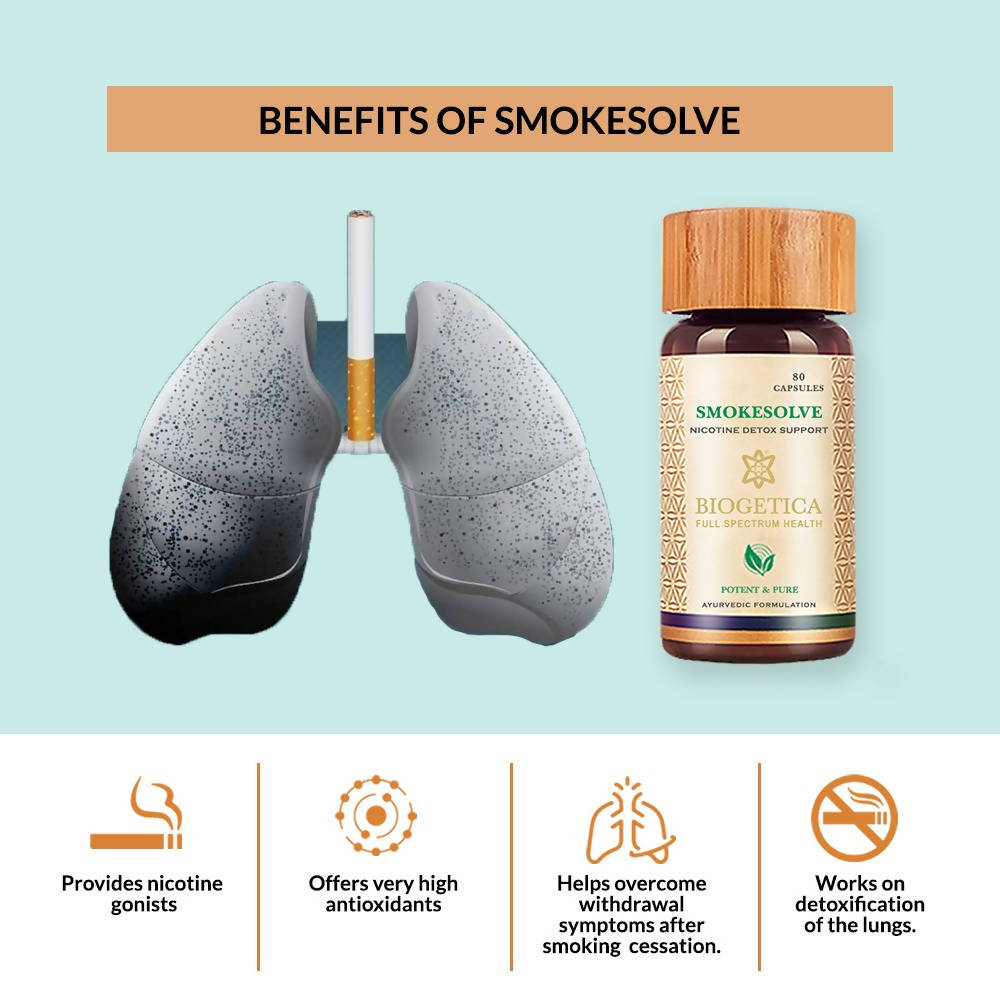 Biogetica Smokesolve (Lungs Care- Antioxidant) image 2